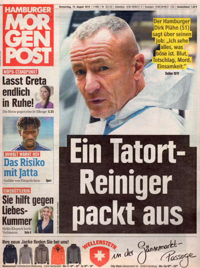 Hamburger Morgenpost Ein Tatortreiniger packt aus